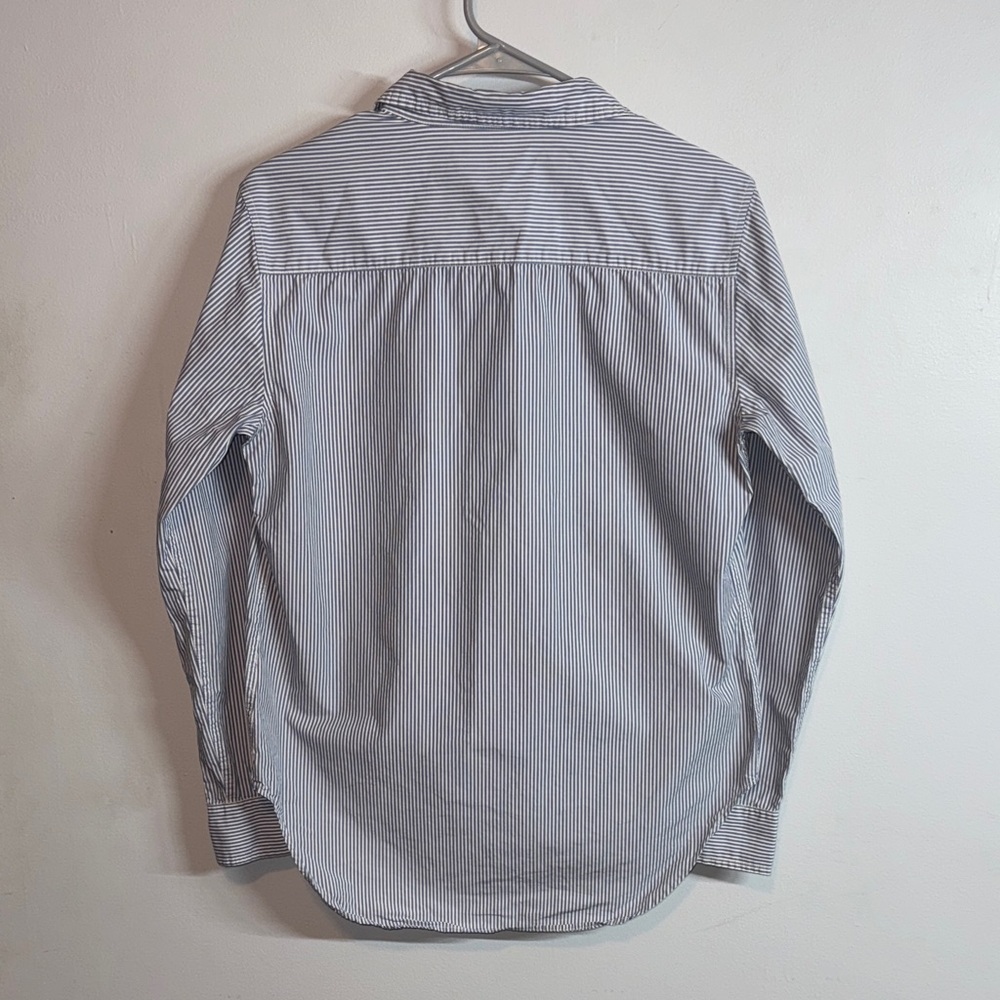 100% Organic Cotton Poplin Long Sleeve Shirt - Picture 2 of 3